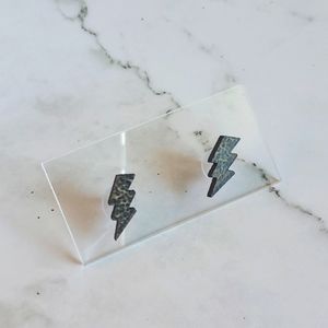 Lightning Stud Earrings